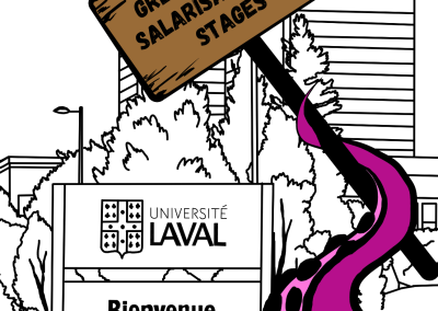 Affiche grève ULaval