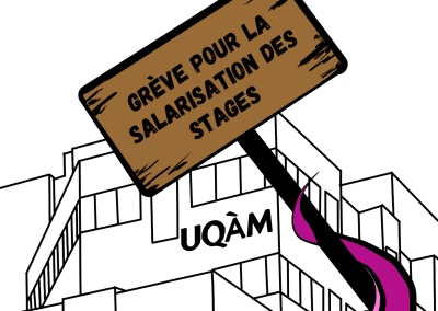 Affiche grève UQAM