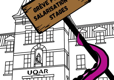 Affiche grève UQAR